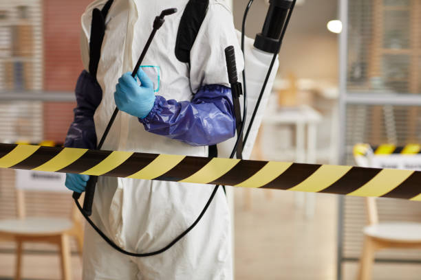 Professional Biohazard Cleanup technician working in Shelby, MI